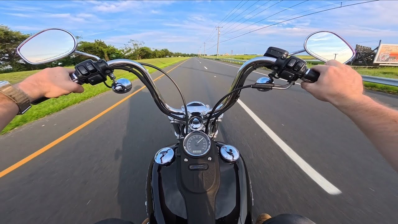 HARLEY DYNA 4K POV PURE SOUND RIDE