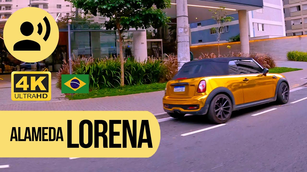 Dirigindo pela Alameda Lorena, do começo ao fim, nos Jardins (com narração) #134 ⁴ᵏ⁶⁰