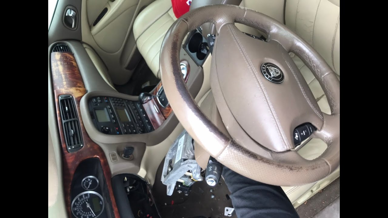 Jaguar S type steering column removal