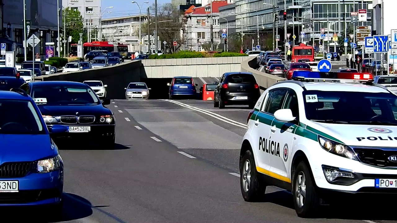 VIP Police Escort - Heavy Traffic - City Center 24.4.2017