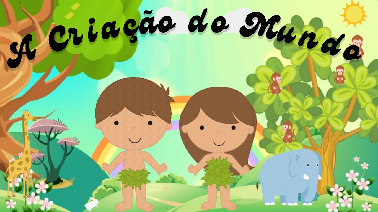 A Criação Do Mundo em 7 Dias - Para Crianças (Desenho Animado)