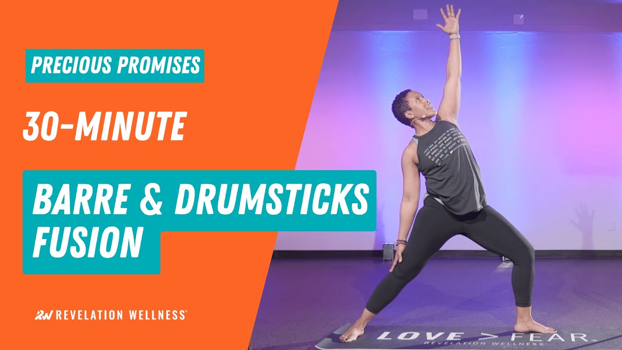 Low-Impact Barre & Drumsticks Fusion | Flexibility & Strength Workout