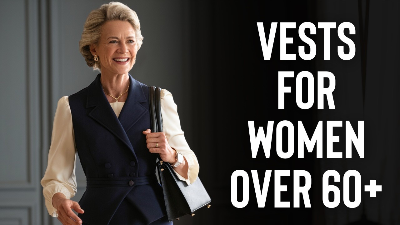 How to Style Vest Outfits for Women Over 60