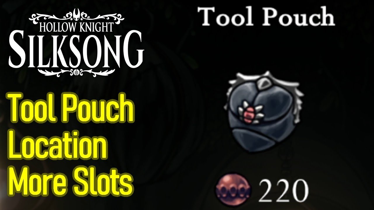 Hollow Knight Silksong tool pouch location, how to get more tool slots, far fields merchant location