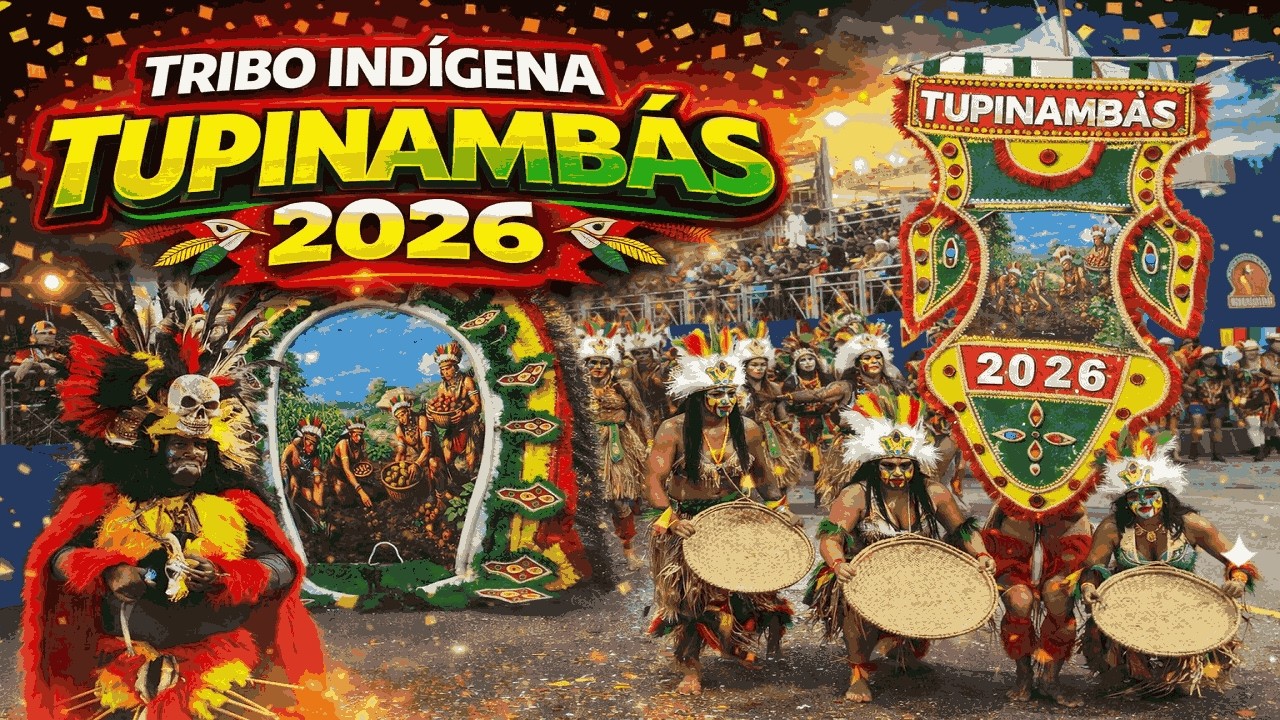 Tribo Indígena | Tupinambás 2026 | Desfile Oficial | Carnaval Tradição de João Pessoa