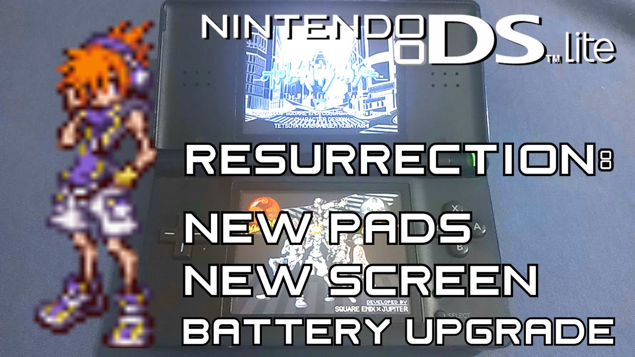 How I RESURRECTED a Precious Nintendo DS Lite: Upgraded Battery Mod TUTORIAL + Screen & D-Pad Repair