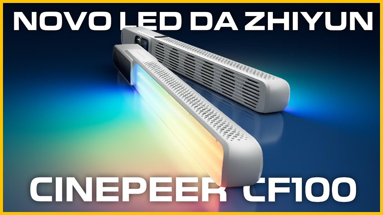 O novo led RGB da ZHIYUN - CF100 (com 100W de potência!)