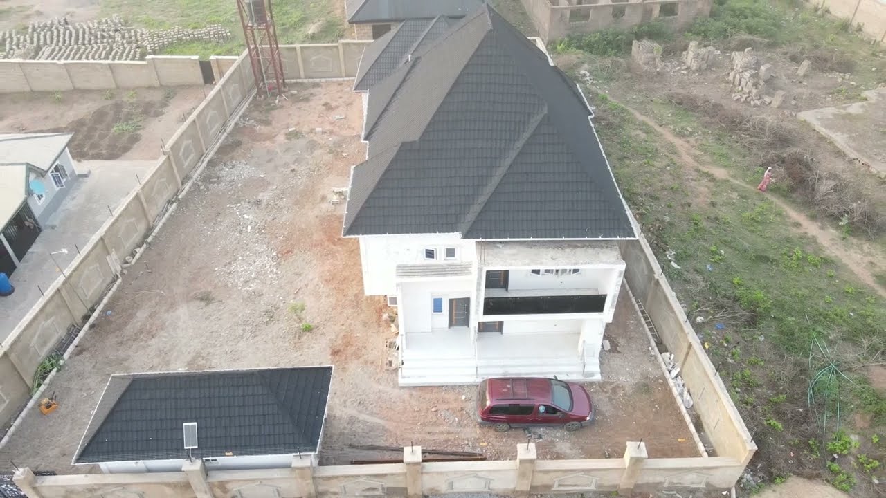 PREPARING MICHAEL2 COMPOUND FLOORING AND LEVELLING WITH ARIEL VIEW part1