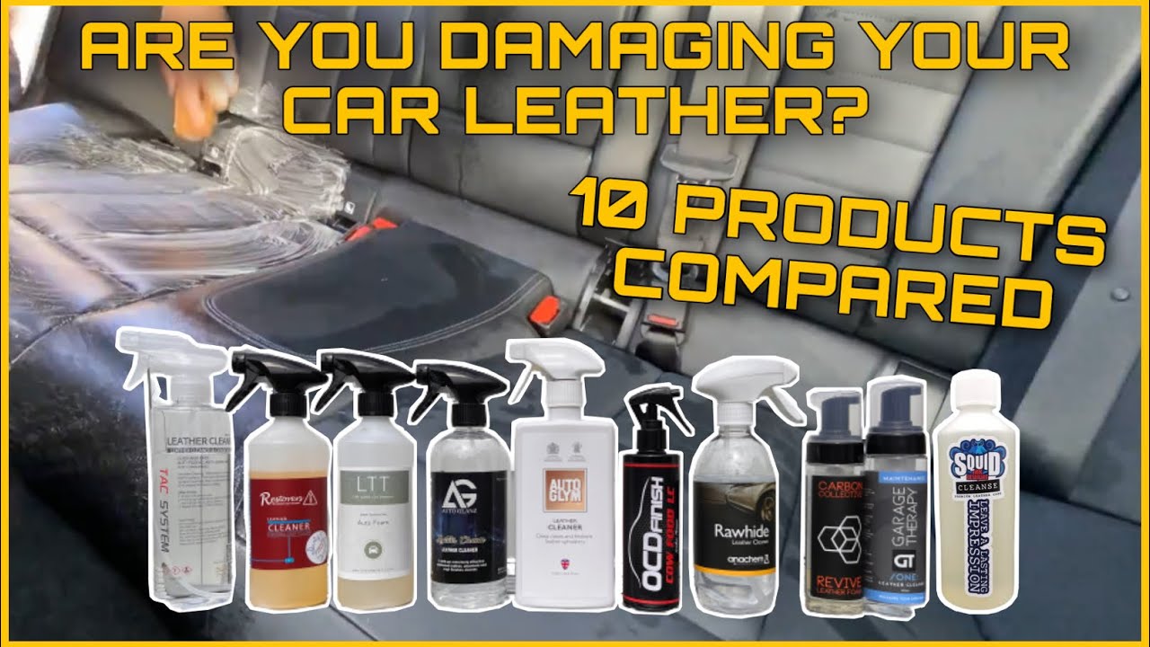 Top 10 Car Leather Cleaner Comparison | Best Leather Care Products Tested #leathercare 