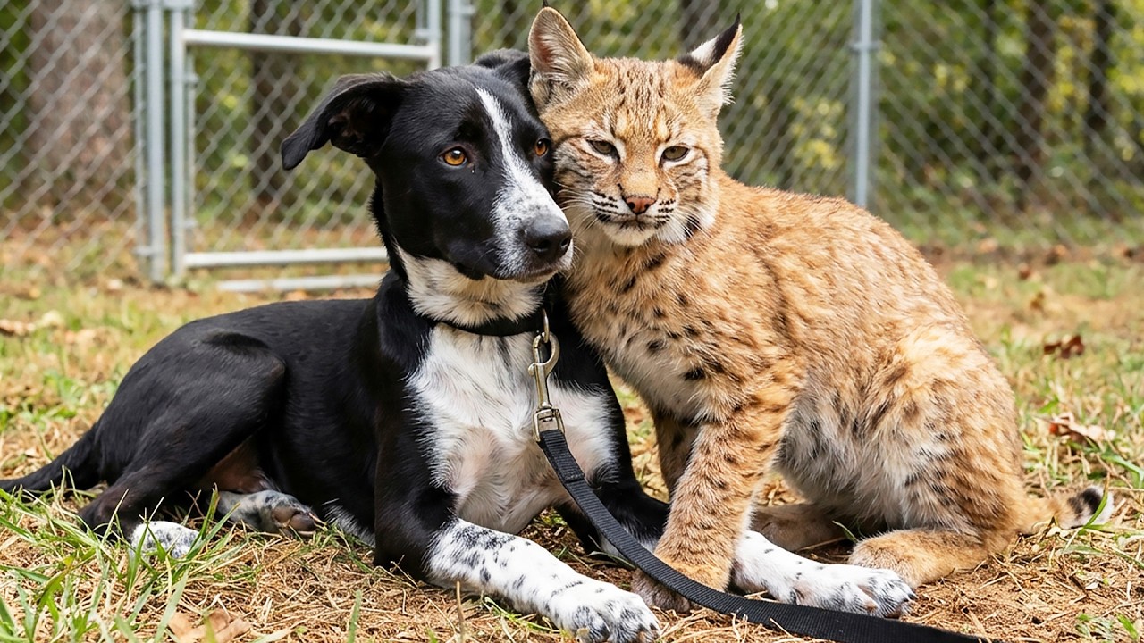 Bobcat And Dog Are Best Friends—What Happened Two Weeks Later Shocked Everyone
