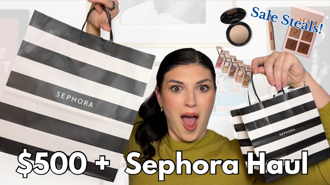 ✨ I Spent $500 at Sephora… Was It Worth It?! (Huge Sale Haul)