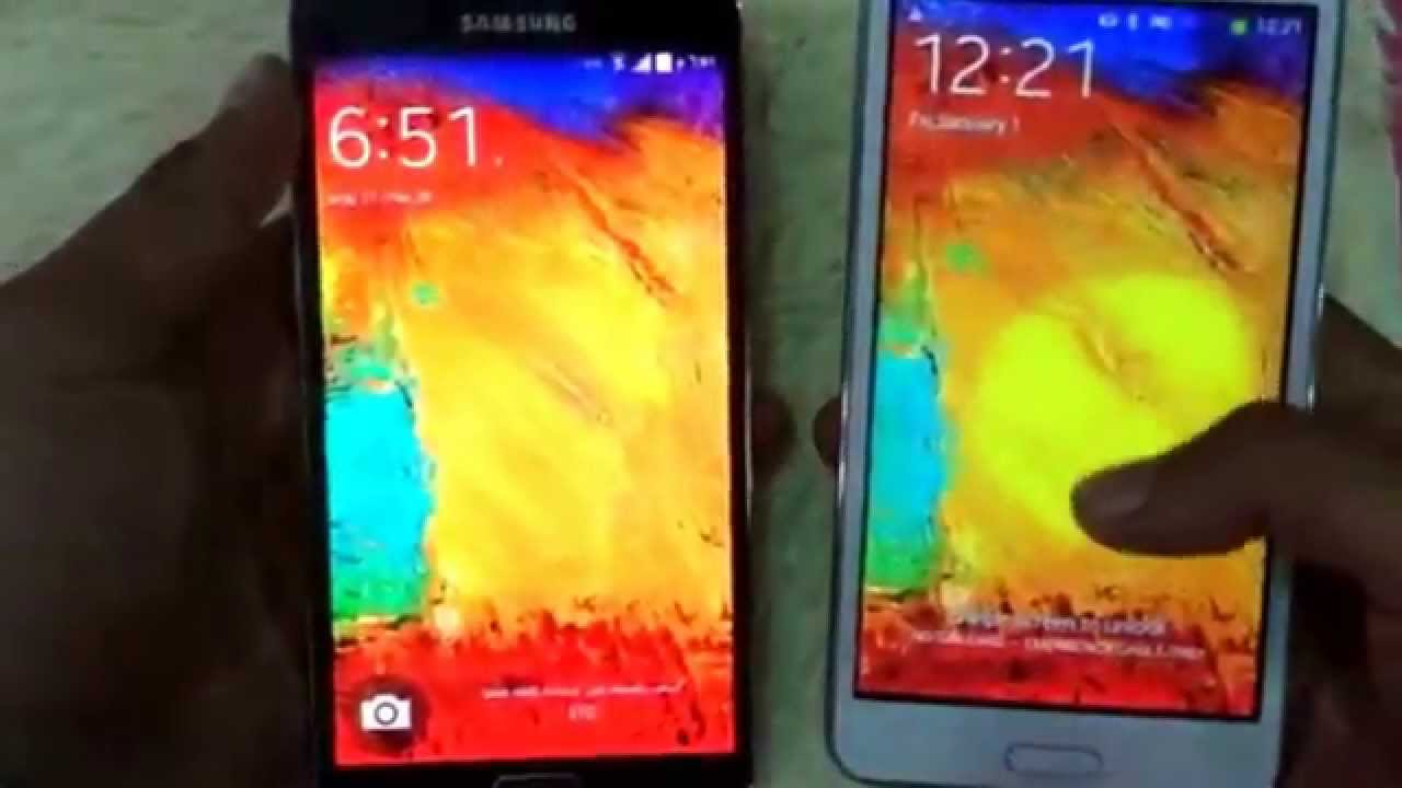 مقارنة بين جلكسي نوت 3 ونفسة مقلد