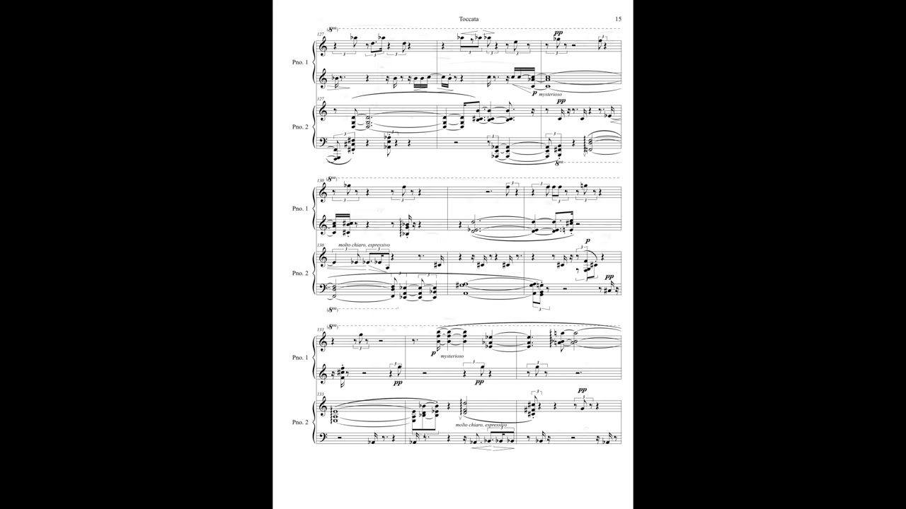 TOCCATA FOR PIANO FOUR HANDS | CHRISTIAN BLAHA (2002)
