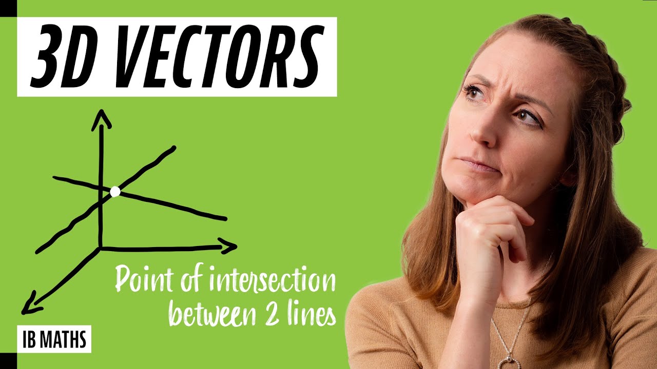 How to Find the Point of Intersection of two-Lines in 3D-Space