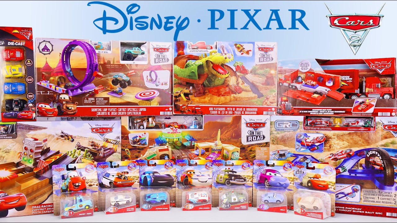 Disney Pixar Cars Unboxing Review | Mattel Disney Pixar Cars on the Road Dino Playground