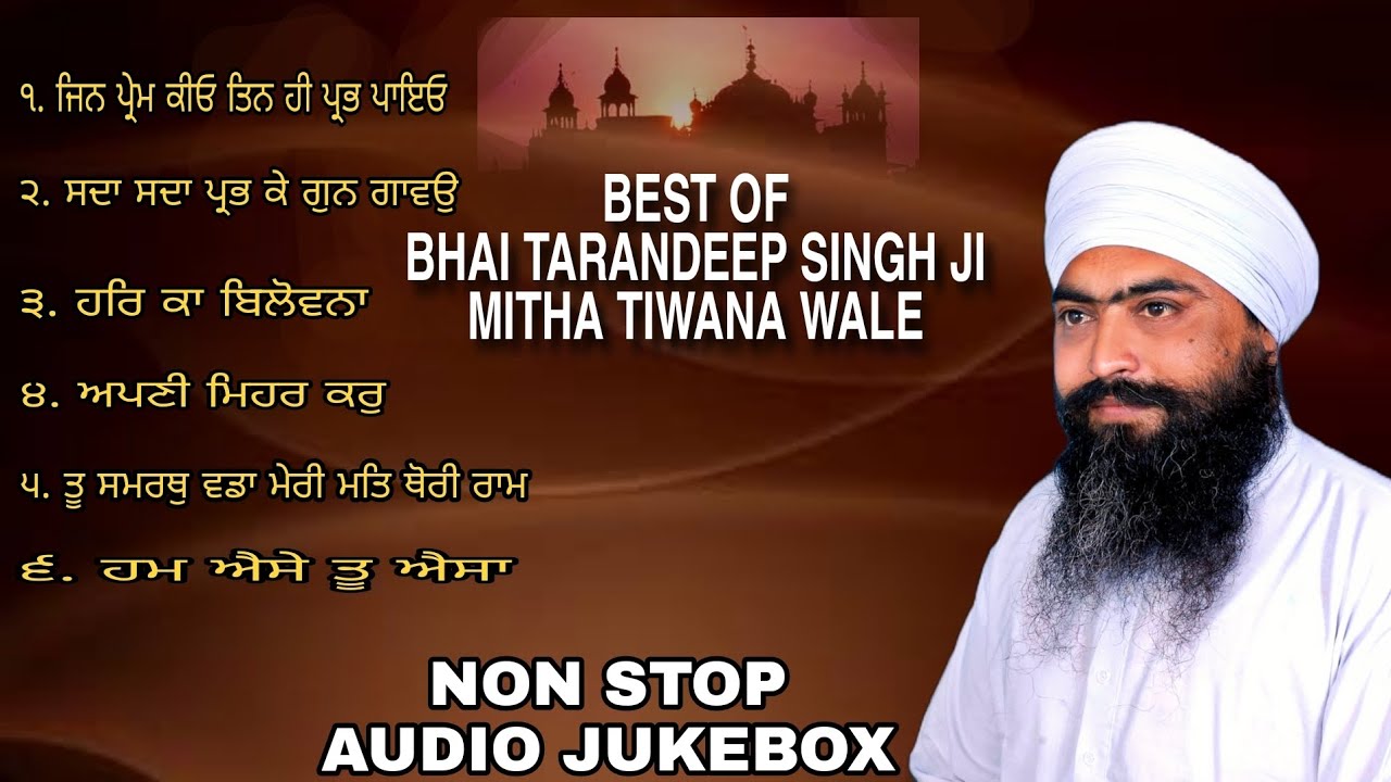 Best Of Bhai Tarandeep Singh ji | Non Stop Audio Jukebox | Shabad Gurbani |