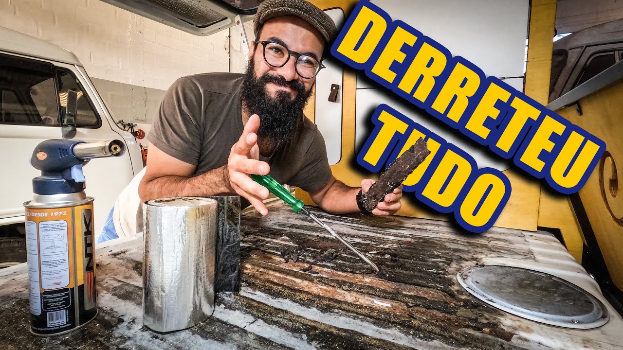 DERRETEU TUDO! 😨MANTA ASFÁLTICA, USAR OU NÃO USAR NA KOMBIHOME?
