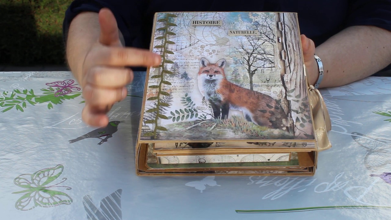 (Présentation) Folio à 3 sections. Collection " Forest" de Stampéria. Inspartion Andre Demers