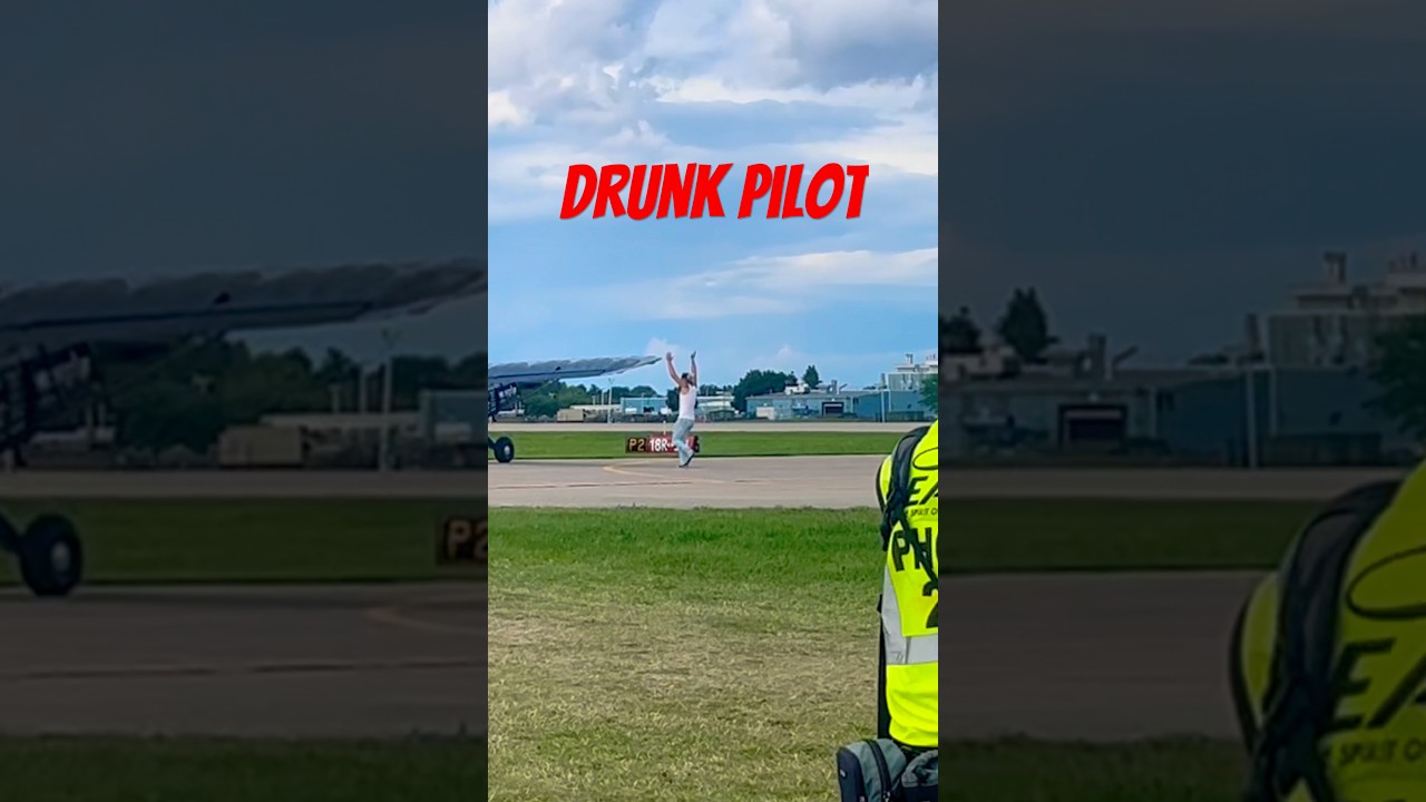 Drunk Pilot Steals Plane - Kyle Franklin Act #airventure #drunkdriver #airshow #aviation #tailwheel