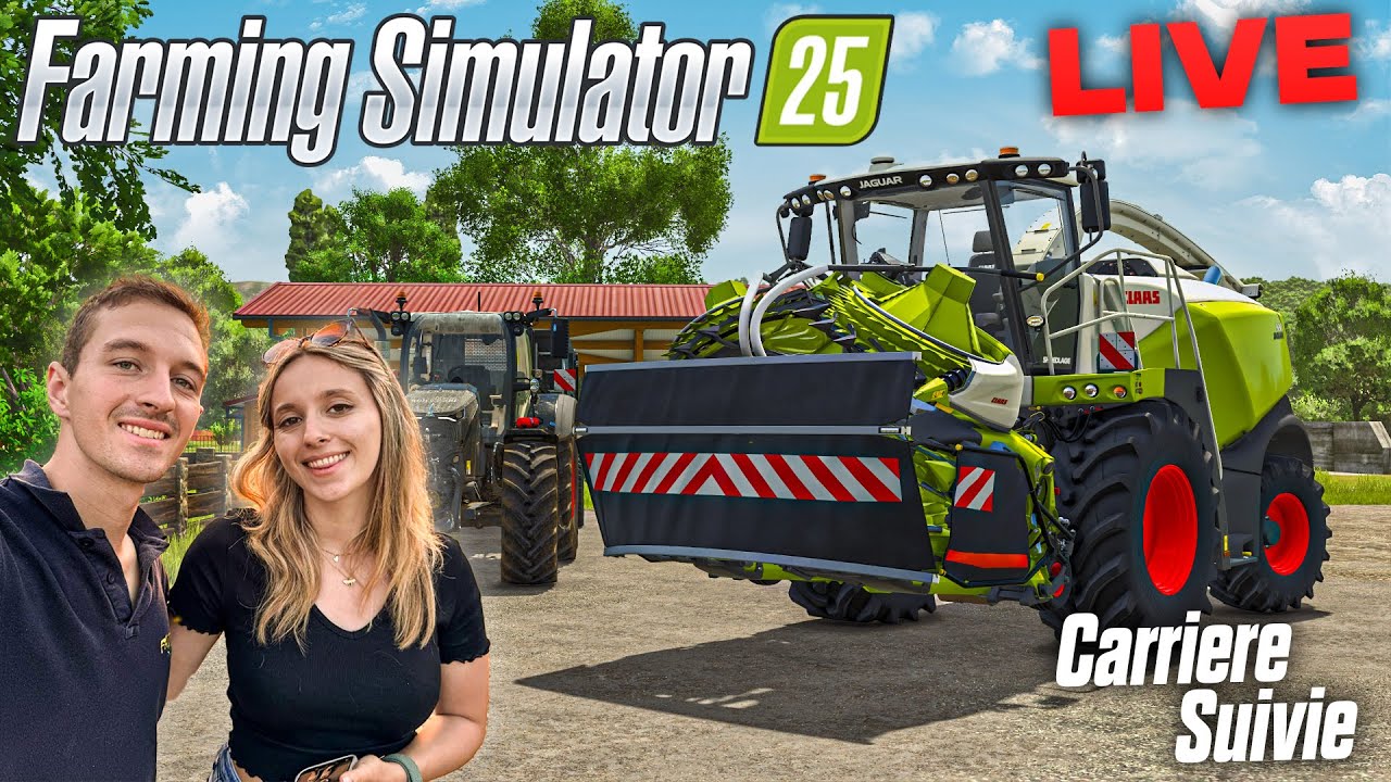 ENSILAGE TOUS ENSEMBLE ! FARMING SIMULATOR 25 !