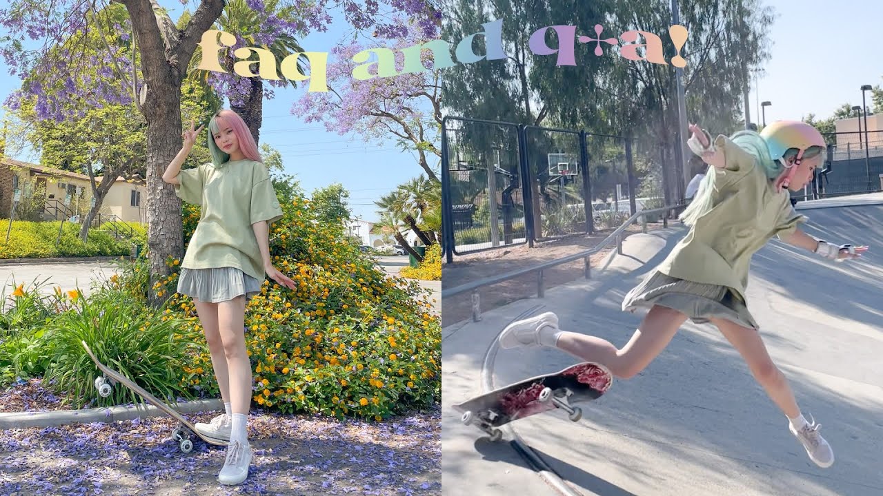 an FAQ + Q&A but i’m kinda drunk 🥳 skateboarding, gf, streaming!