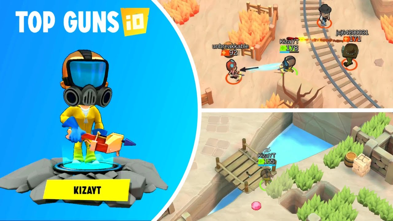 TopGuns.io: Best Hero and Weapon – 82 Kills Without Respawn | Gameplay #1 (Android Game)