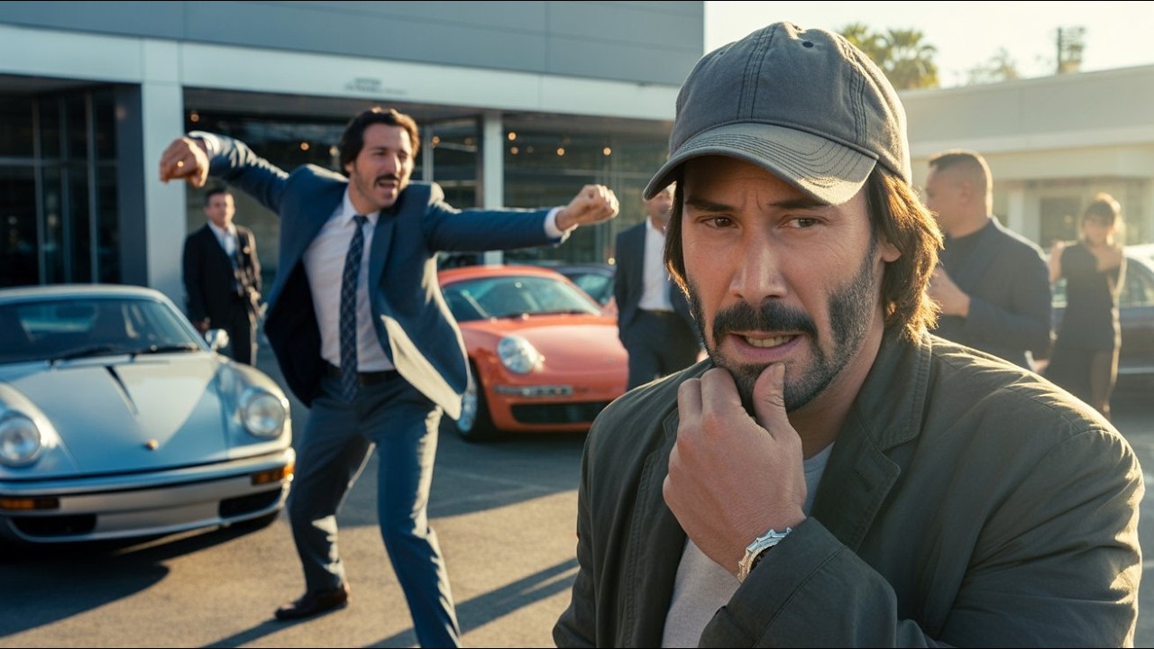 Car Dealer Punches Keanu Reeves — Seconds Later, He Realizes His Huge Mistake