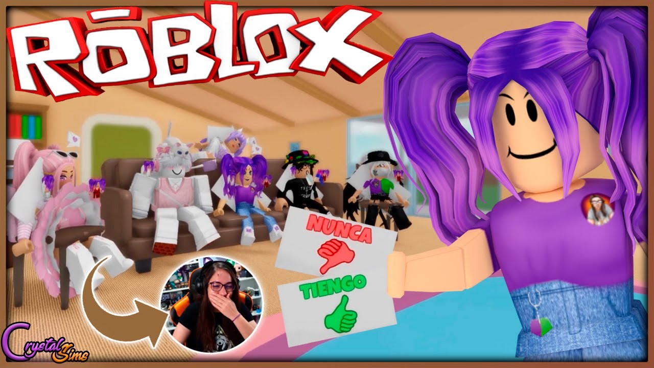 JUGAMOS AL YO NUNCA CON SEGUIDORES | NEVER HAVE I EVER ROBLOX | CRYSTALSIMS