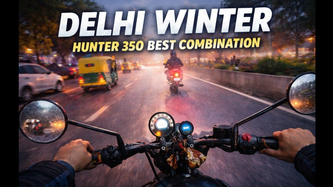 Delhi Winter sath main aapni Hunter 350😍| Himanshu Kathayat