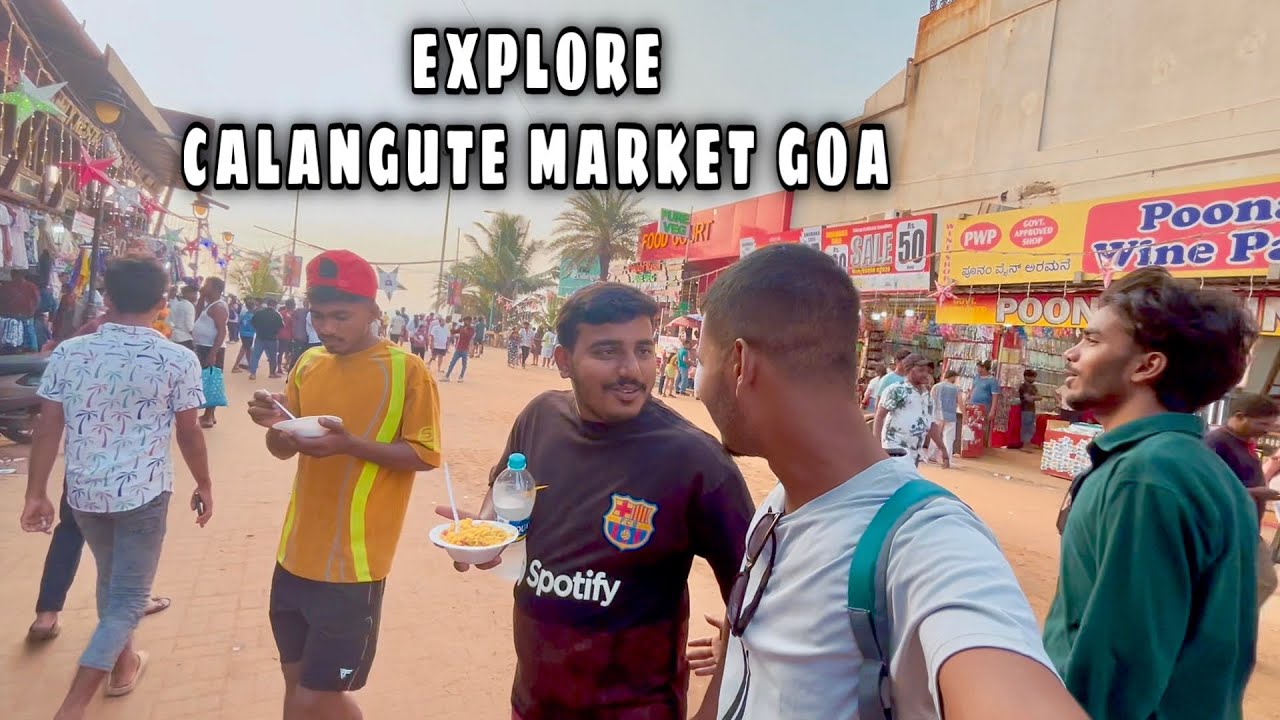 Exploring Calangute Market in Goa | Calangute Beach January-2026 | Explore Goa Beach/Market | Goa |