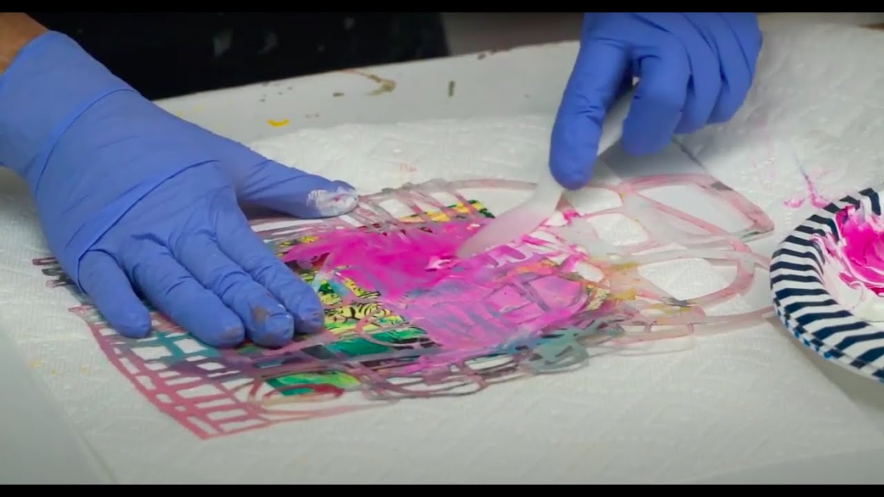How To Use Stencils, Part 2 - Mixed Media Techniques
