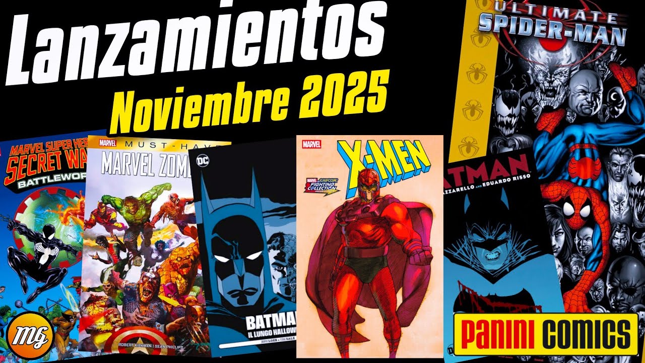 Lanzamientos Noviembre 2025. PANINI DC COMICS/MARVEL. &iexcl;Y un sp&oacute;iler de un pr&oacute;ximo Omnibus para 2026!