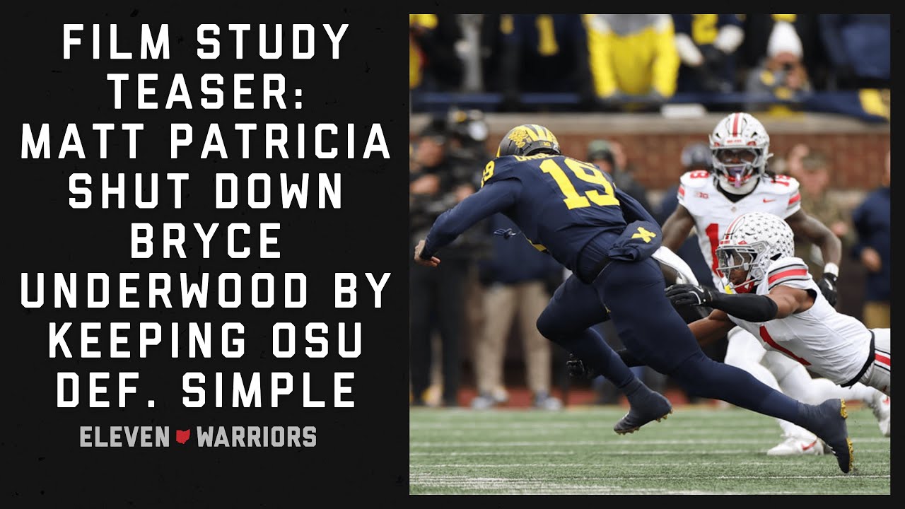 Eleven Dubcast: Film Study Teaser — Matt Patricia Kept OSU Defense Simple to Thwart Bryce Underwood
