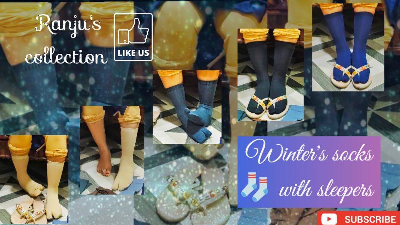 Winter socks🧦 with slippers collection.