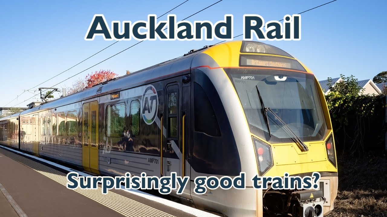 First Ride On Auckland's Suburban Trains | AT Metro Rail Trip Report