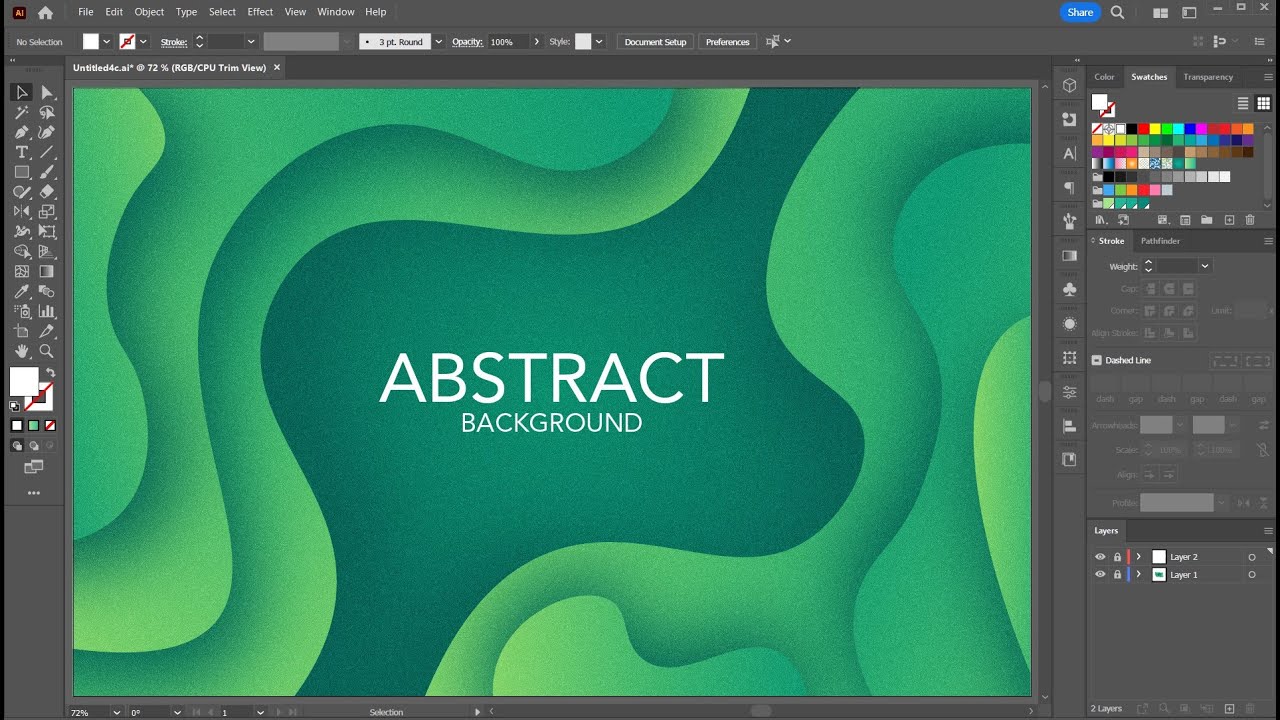 Как создать абстрактный фон в Adobe Illustrator