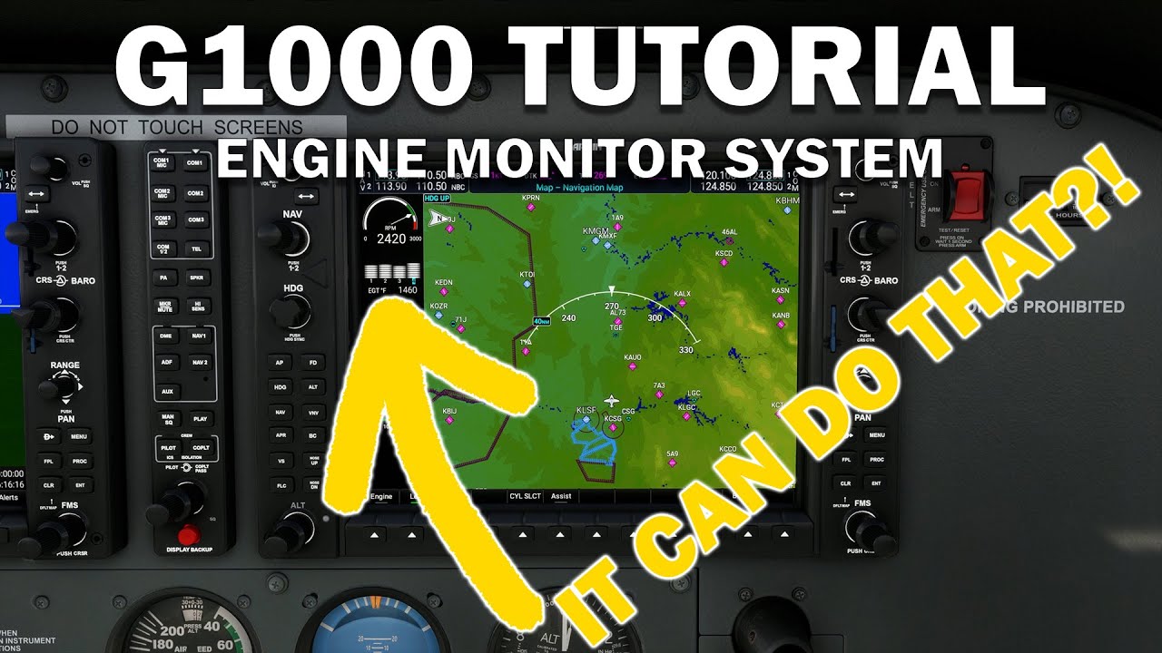 УЧИТЕСЬ РАБОТАТЬ! Учебное пособие по монитору двигателя G1000 | Серия G1000, часть 3