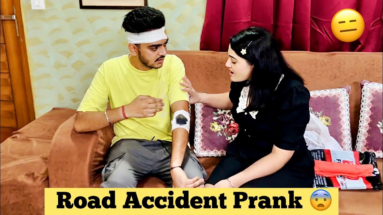 Accident Prank on Sibbu Gone Wrong 😑 Bhot mara Sibbu ne 😨