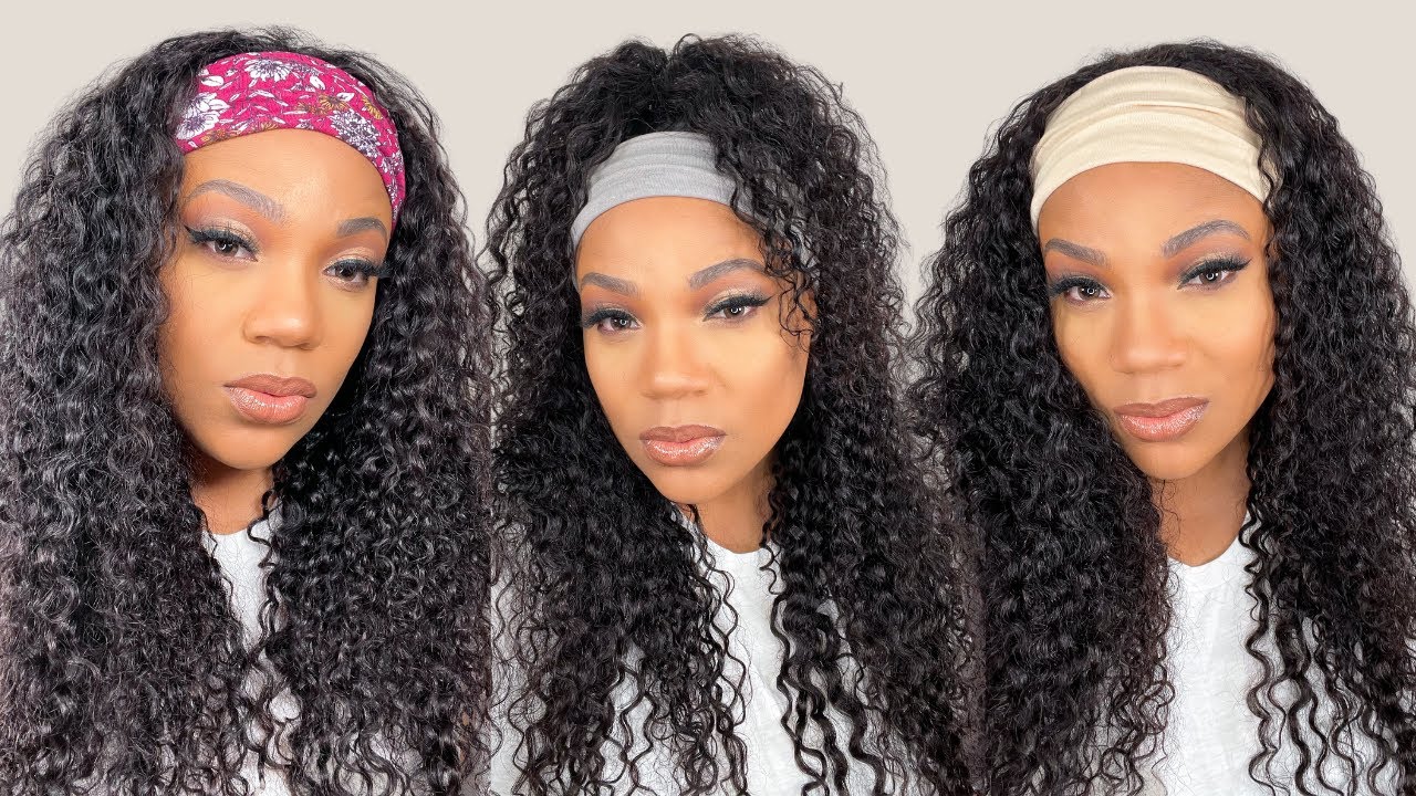 NEW! Curly Headband Wig | No Edges Needed & BEGINNER FRIENDLY | Ft. Nadula Hair