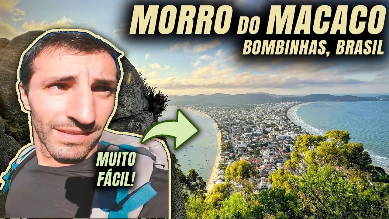 Como é a trilha do MORRO do MACACO, em Bombinhas (SC)? Fácil e pra fazer em 50 minutos!