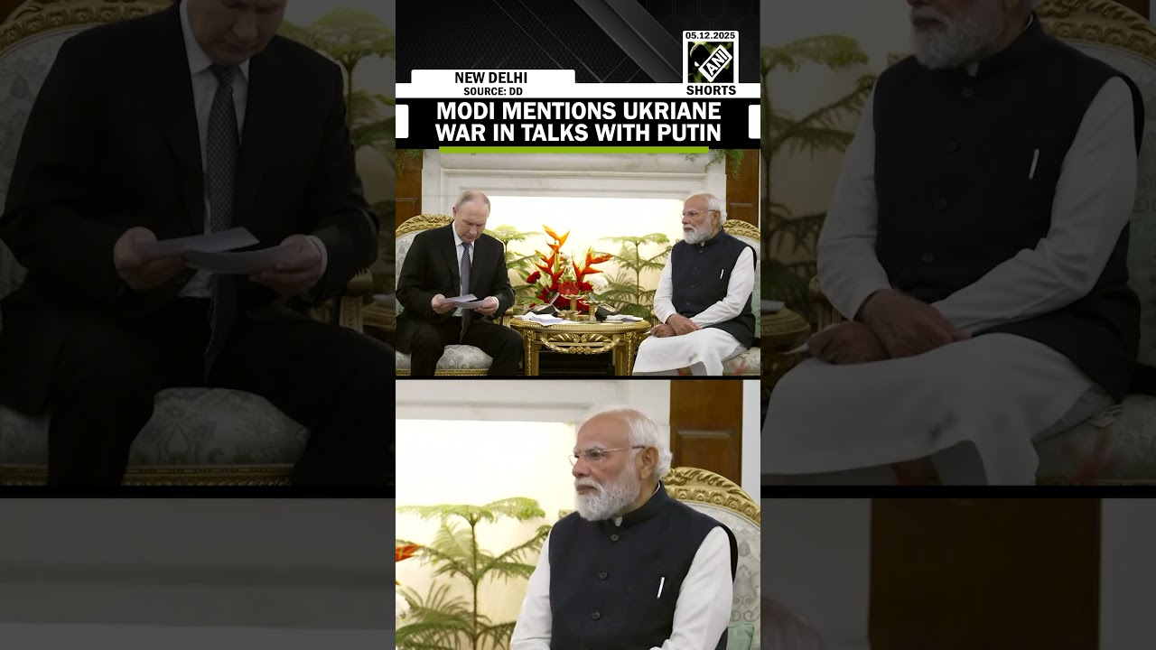 PM Modi mentions Ukraine war in bilateral talks with Russian President Vladimir Putin