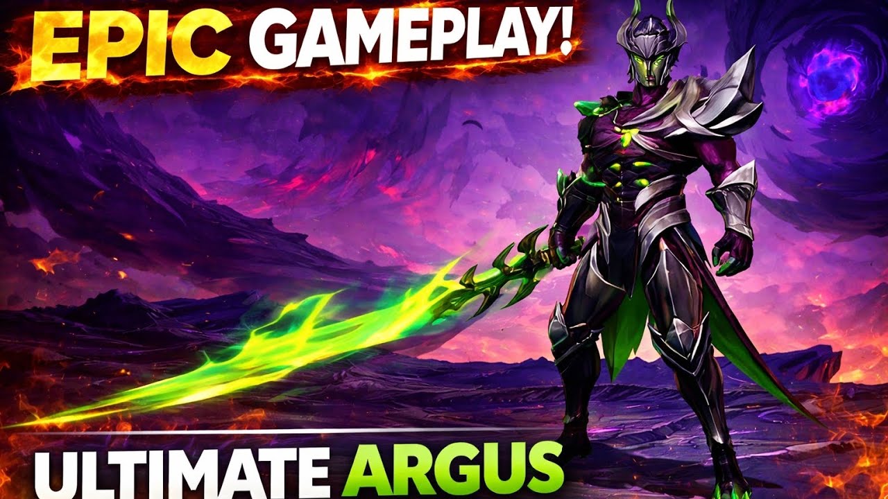  Ultimate Argus Gameplay 😈🔥 | Unstoppable Savage Build#mobalegends5v5 