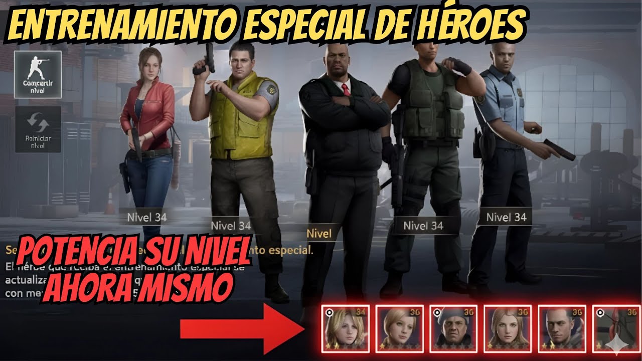 AHORRA MUCHOS LIBROS DE EXP Y SÚBELOS DE NIVEL - Resident Evil Survival Unit