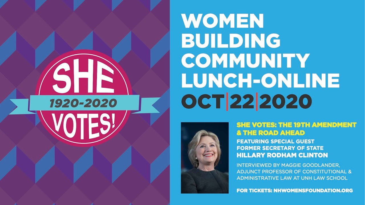 NHWF WBC 2020: She Votes! |  New Hampshire Women's Foundation