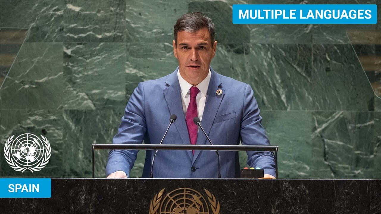 🇪🇸 Spain - President Addresses United Nations General Debate, 78th Session | #UNGA