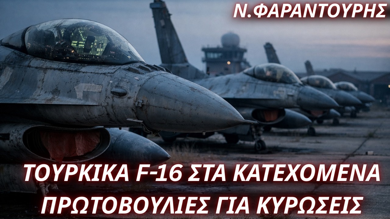 Νικόλαος Φαραντούρης:Τουρκία & F-16 στα Κατεχόμενα-Παραβιάζει Δίκαιο ΗΠΑ,ΕΕ & Διεθνές-Θα λογοδοτήσει