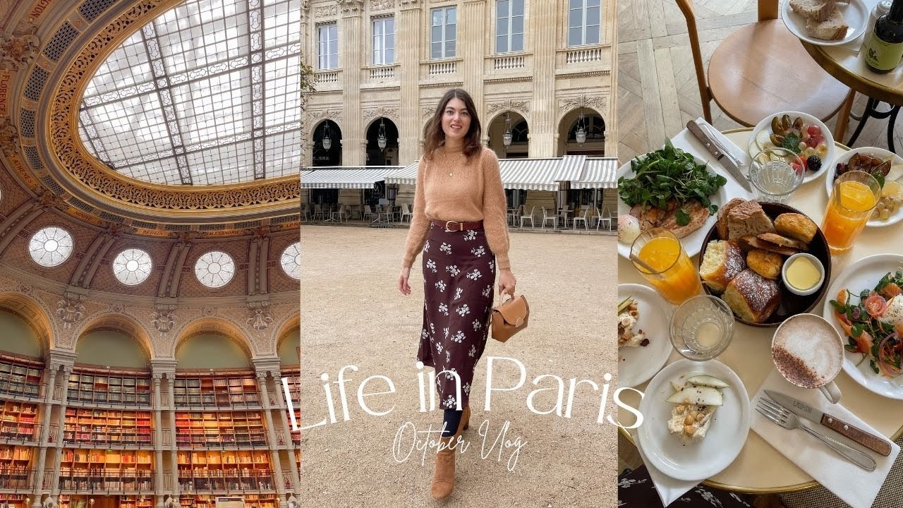 Vlog Paris : Rangement placard, visite de la Biblioth&egrave;que Richelieu, brunch chez Le Floor ✨