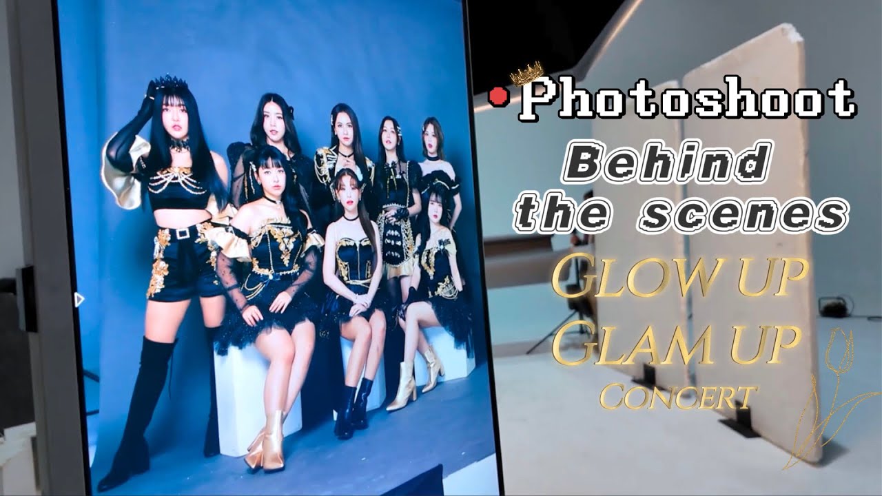 ‘GLOW UP GLAM UP CONCERT’ Photoshoot behind the scenes | SERTIST