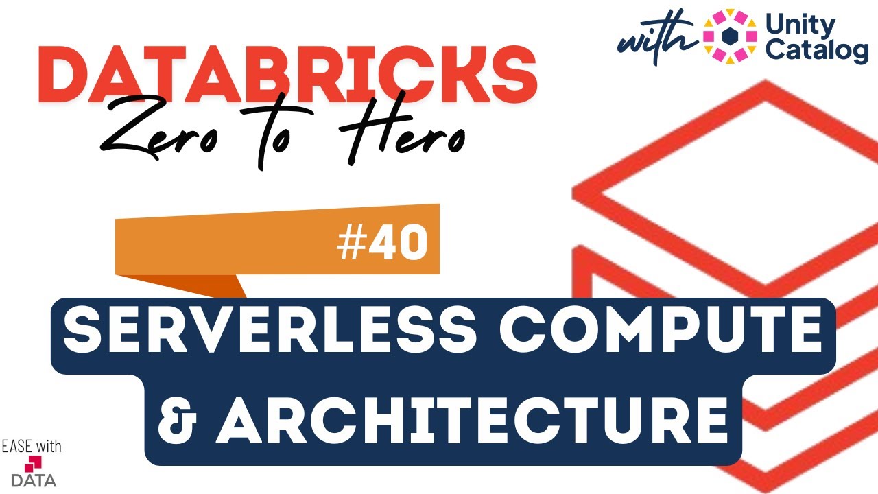 40 Serverless Compute for Notebooks, Jobs, DLT,  ML and Warehouses | Architecture of Serverless
