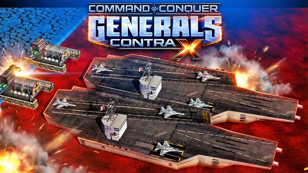 Command & Conquer Generals: Contra X Addon &ndash; I Tried 1v7 Brutal and This Happened